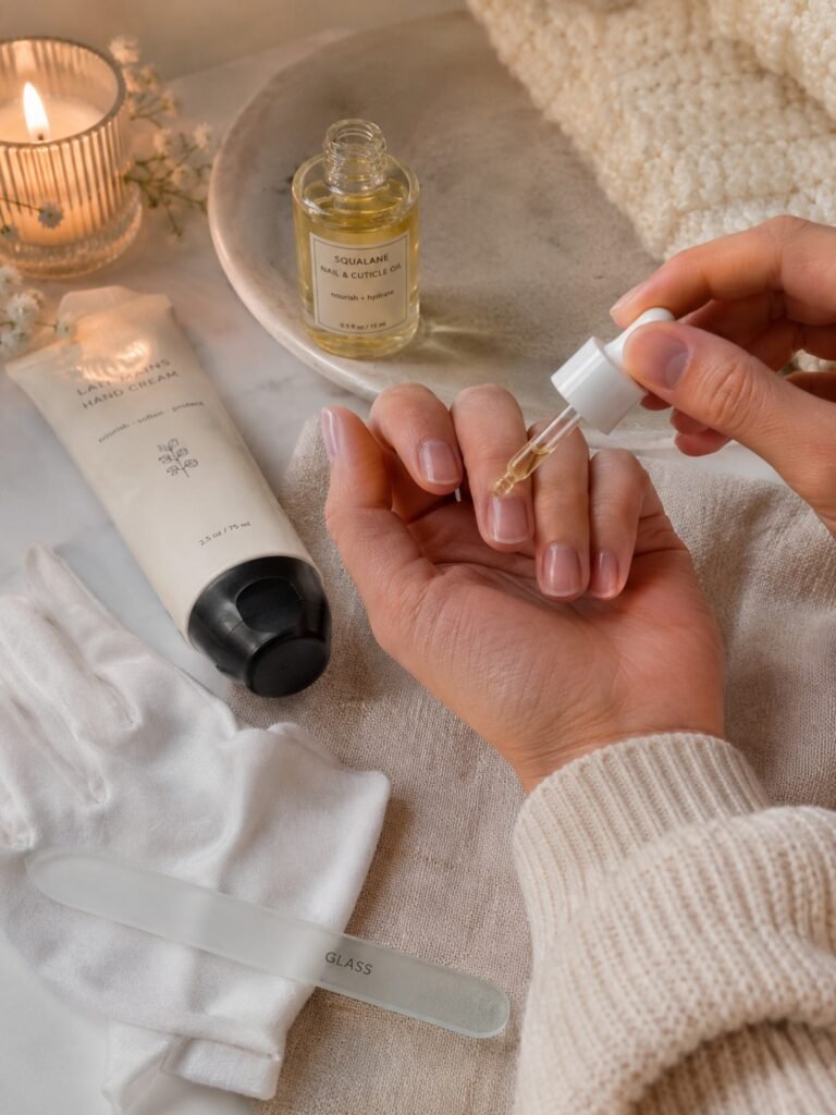 A simple nail repair routine
