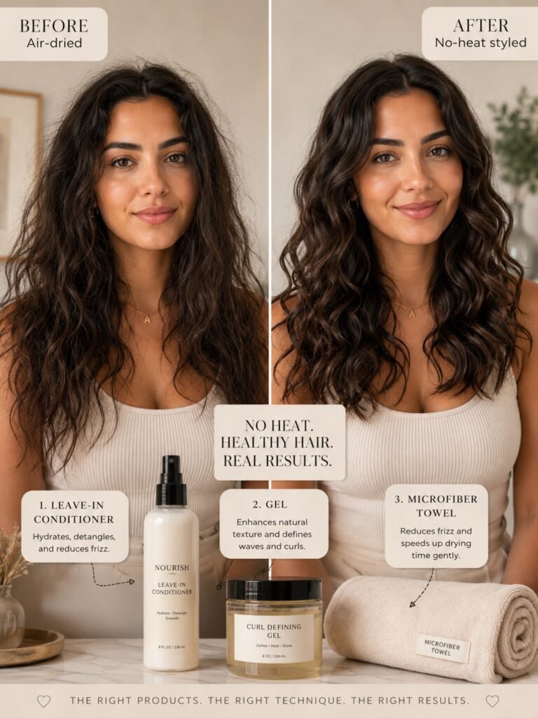 Before and after hair transformation