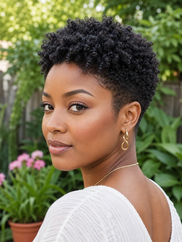 Coily Tapered Cut