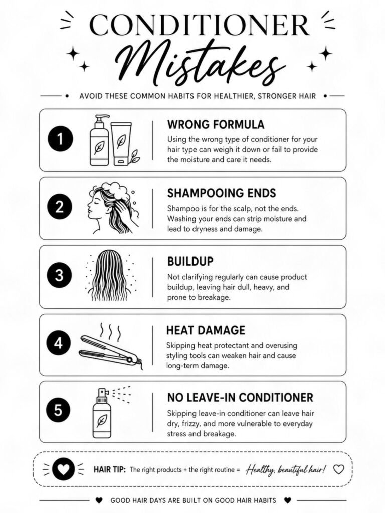 Common conditioner mistakes