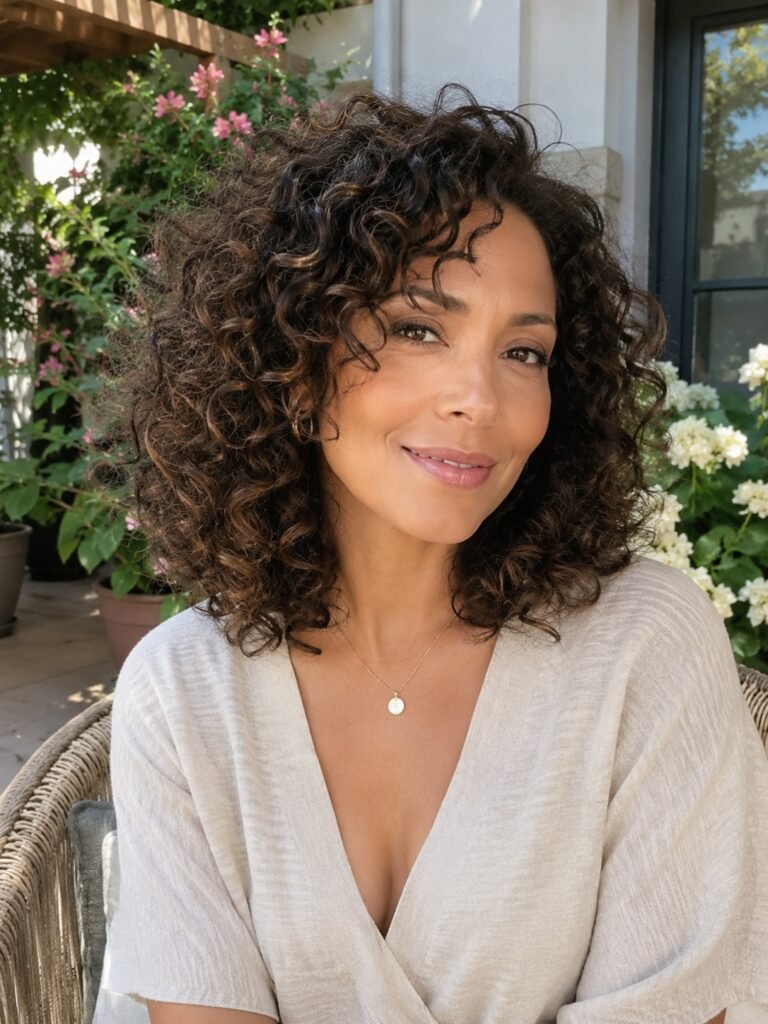 Curly Shoulder-Length Shape