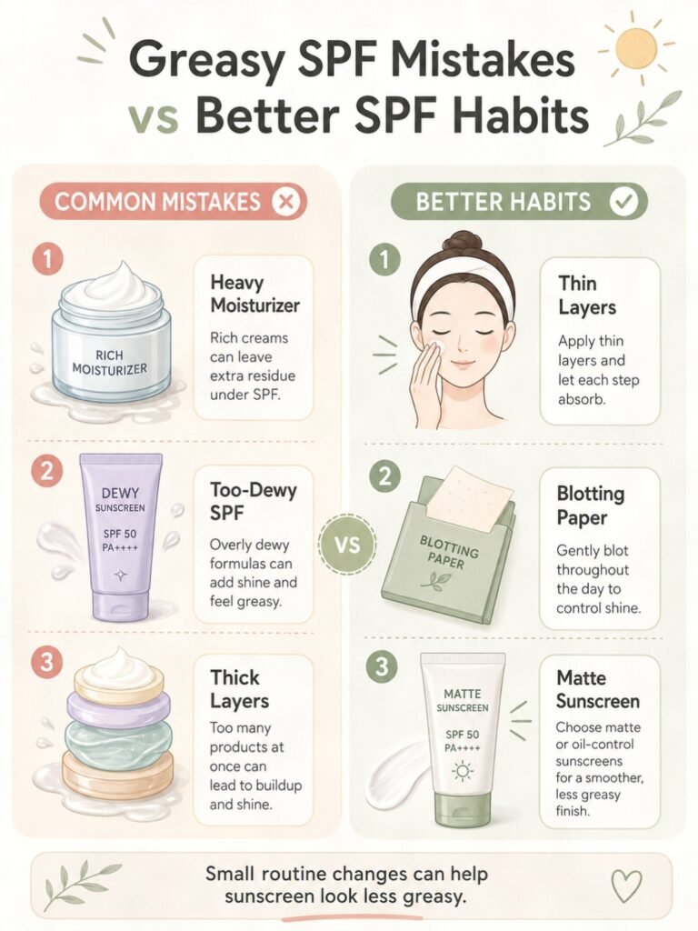 Reasons Why Sunscreen Makes Your Face Look Greasy