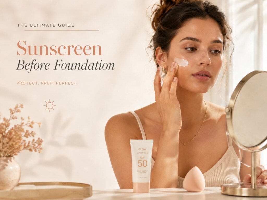 How to Wear Sunscreen Without Ruining Makeup