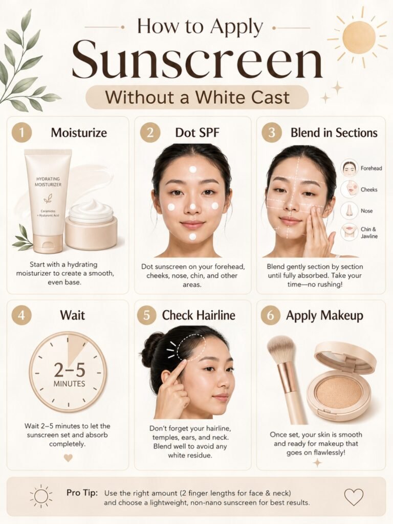 How to apply sunscreen without a cast