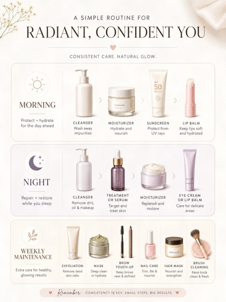 how to simplify your beauty routine without neglecting your skin 