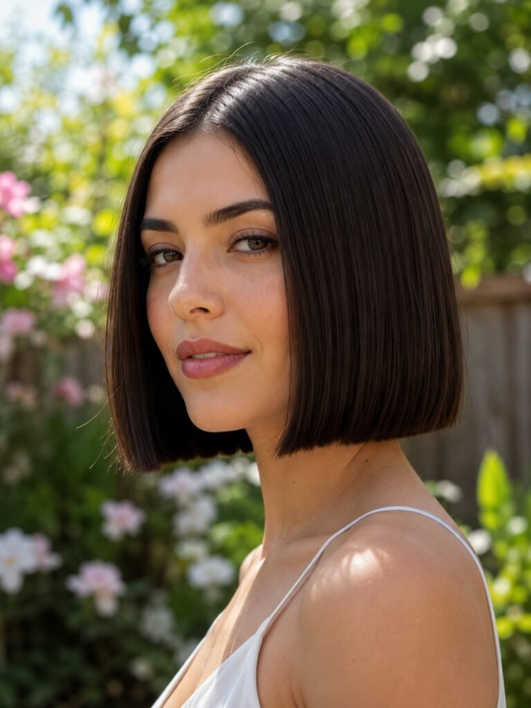 Jaw-Length Blunt Bob