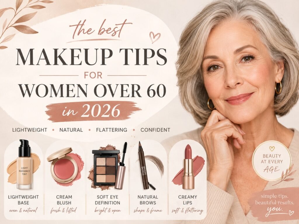 Makeup tips for women over 60