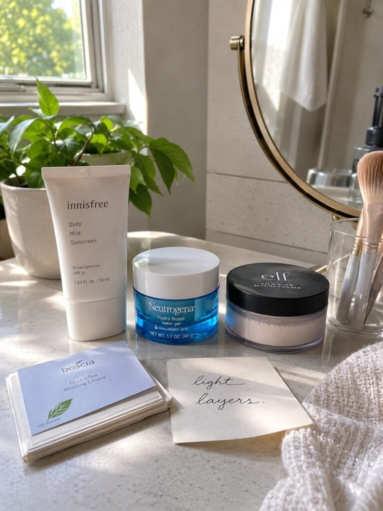 morning sunscreen routine