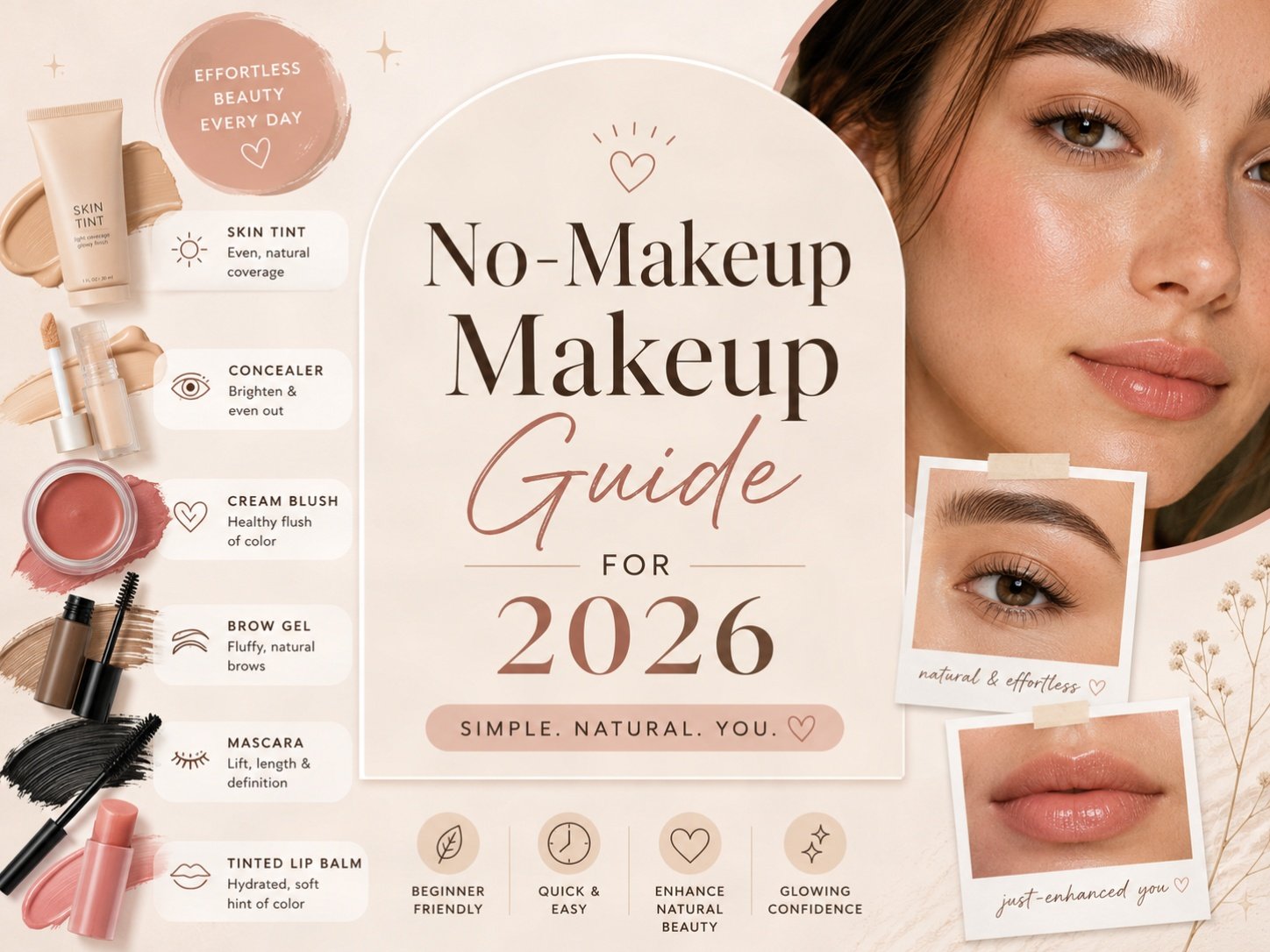 No-makeup makeup guide for 2026