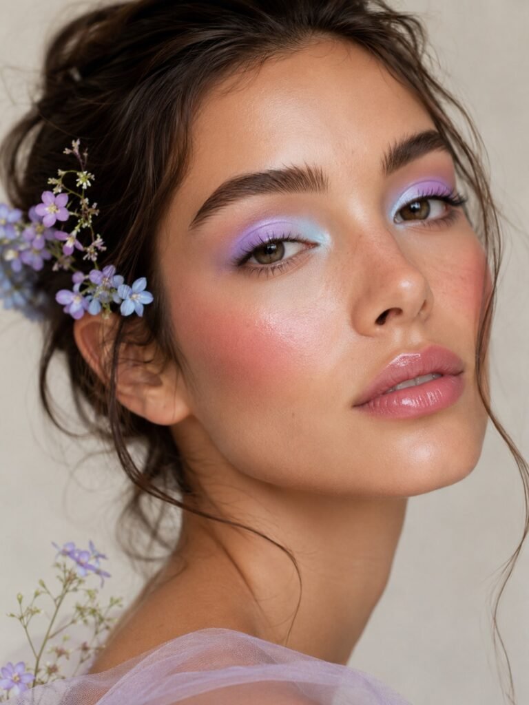 Pastel Eye Makeup