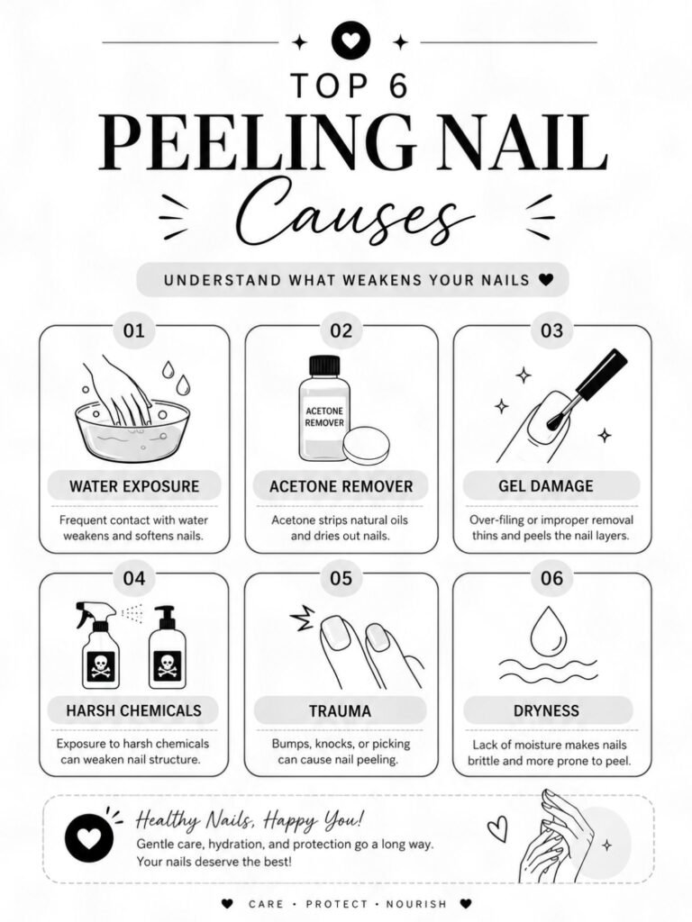 Reasons why your nails are peeling