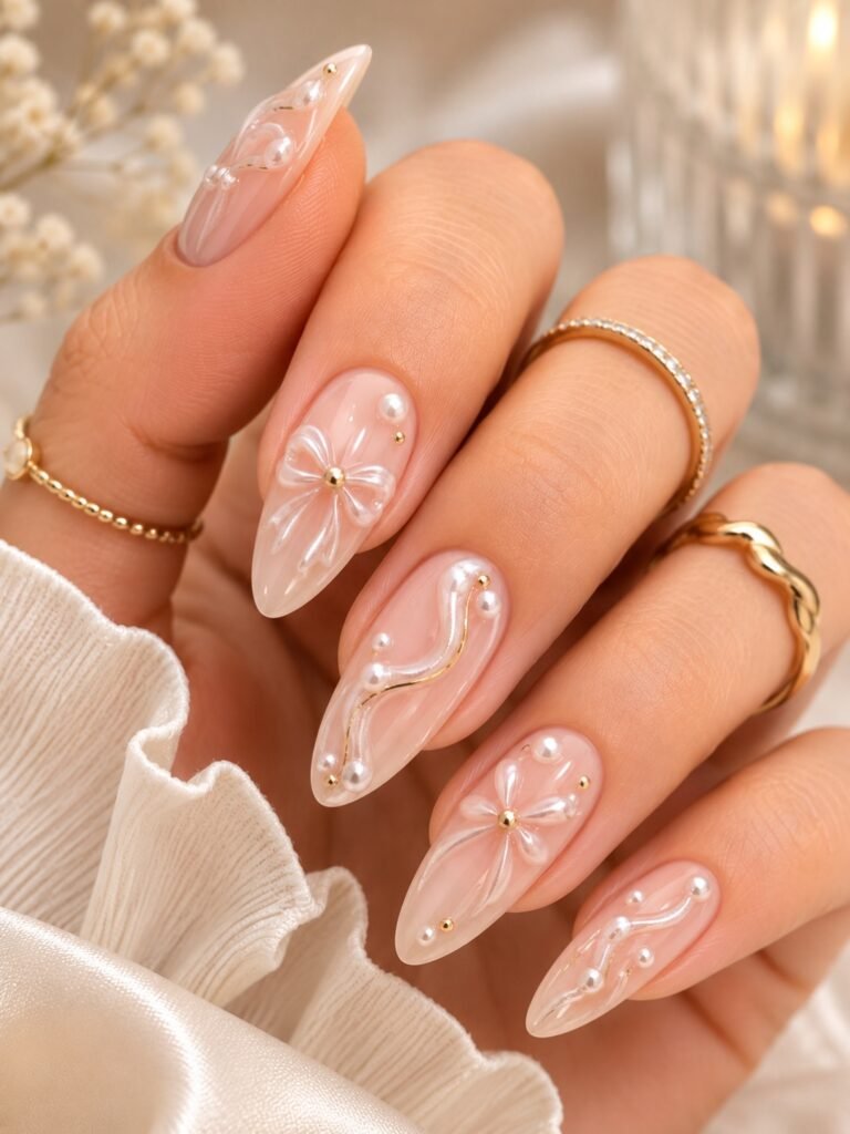 Sculptural 3D Nails
