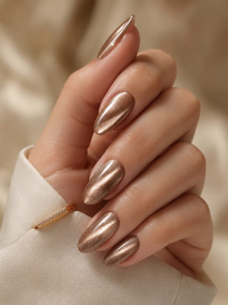Velvet Chrome Nails