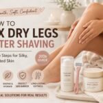how to fix dry legs after shaving