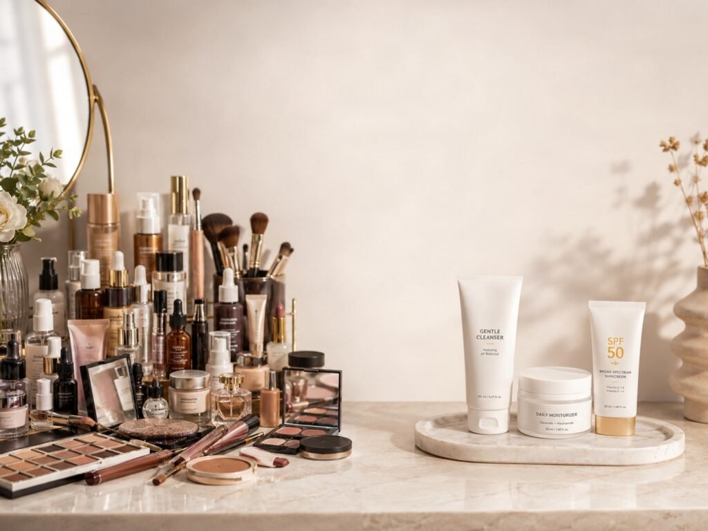 signs you are using too many beauty products