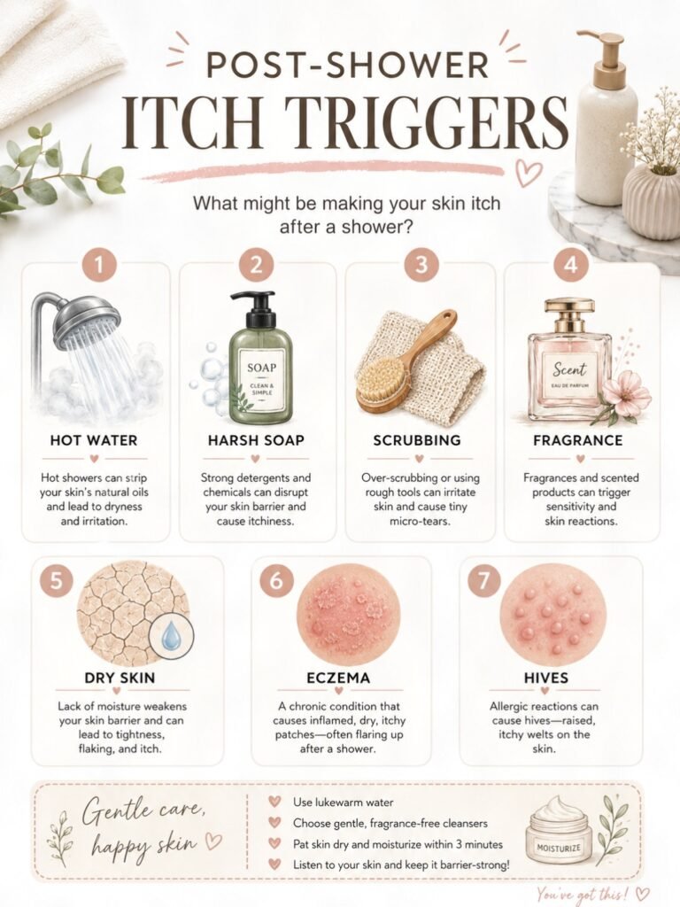 why your skin feels itchy after a shower