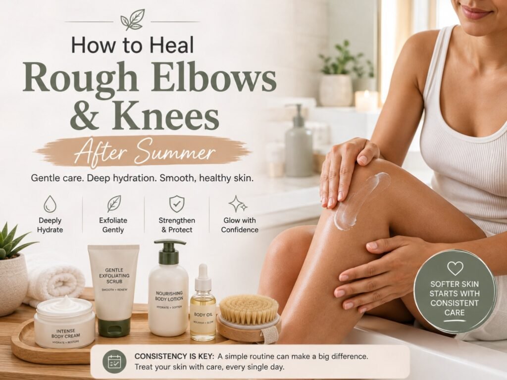 Gentle Care for Rough Elbows & Knees