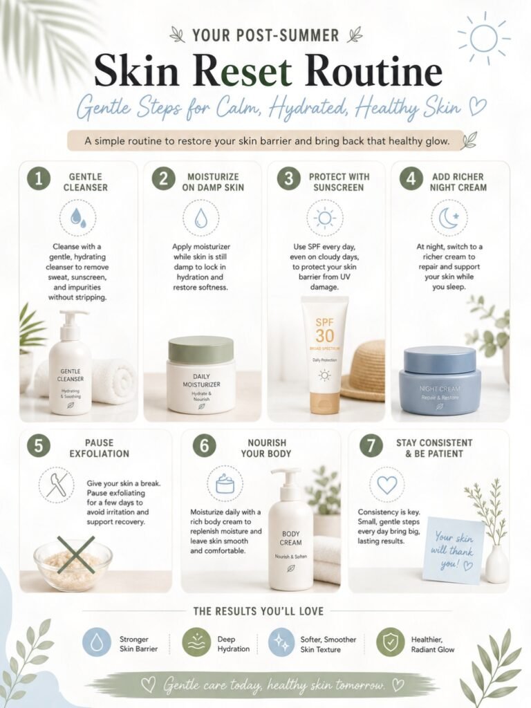 Post-Summer Skin Reset Routine