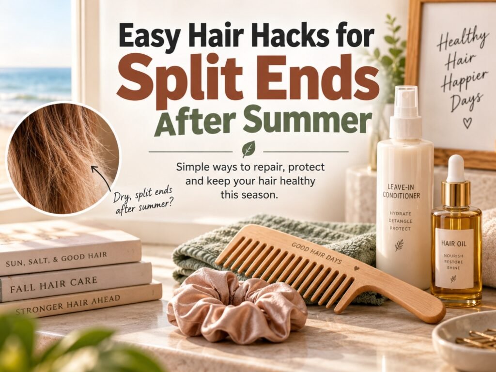 Easy Hair Hacks for Split Ends