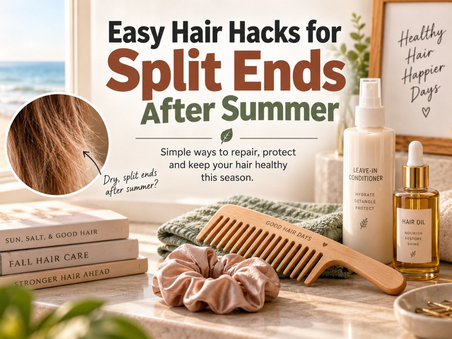 Easy Hair Hacks for Split Ends