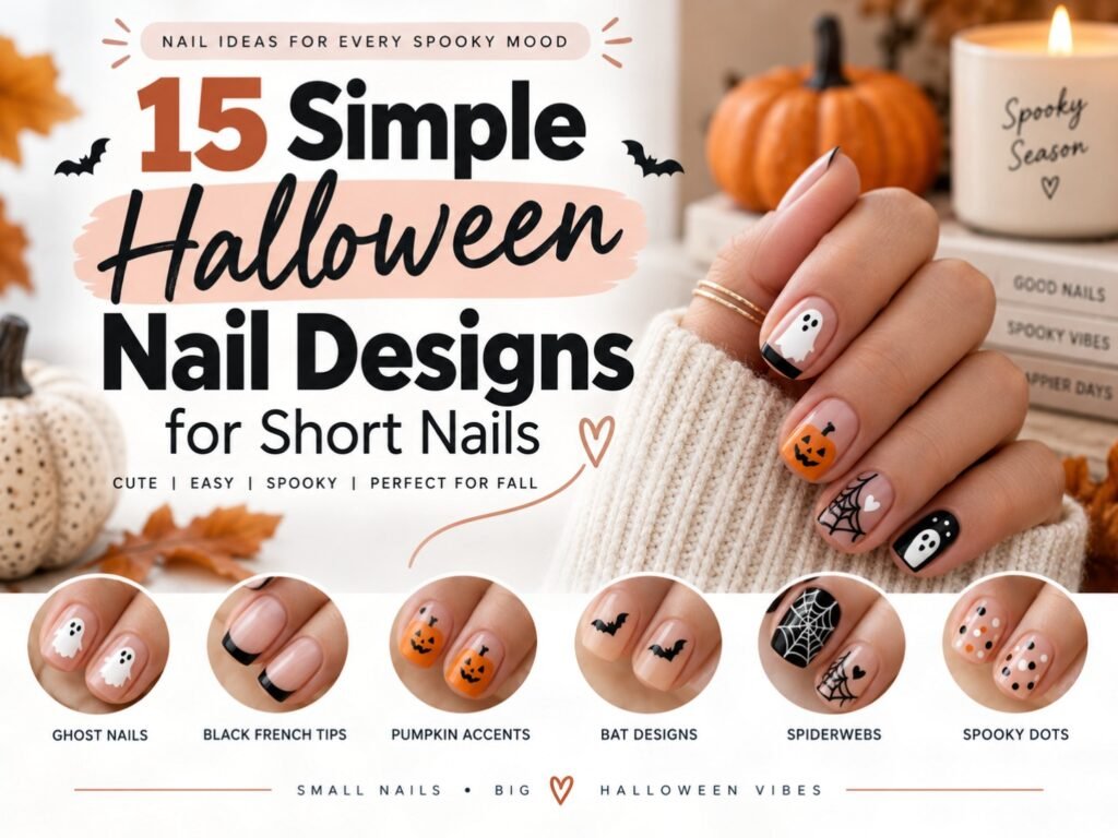 Halloween Nail Ideas for Short Nails